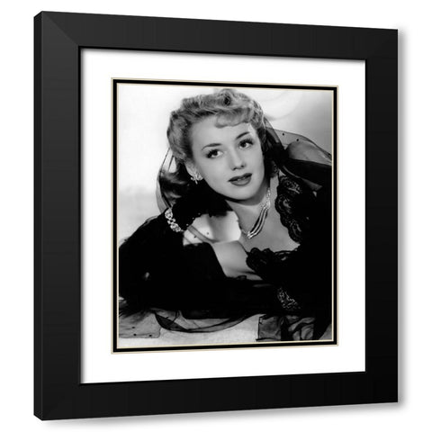 Anne Shirley Black Modern Wood Framed Art Print with Double Matting by Vintage Hollywood Archive