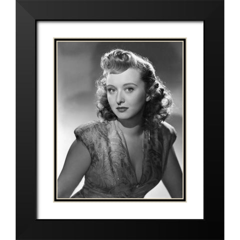 Celeste Holm Black Modern Wood Framed Art Print with Double Matting by Vintage Hollywood Archive