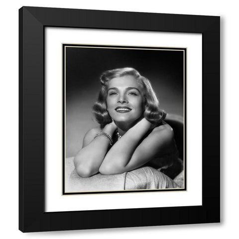 Lizabeth Scott Black Modern Wood Framed Art Print with Double Matting by Vintage Hollywood Archive