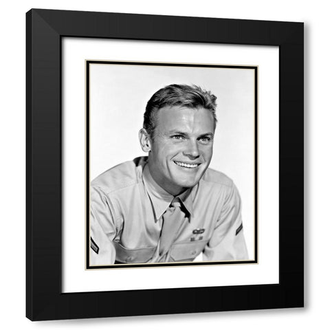Tab Hunter, Battle Cry, 1955 Black Modern Wood Framed Art Print with Double Matting by Vintage Hollywood Archive