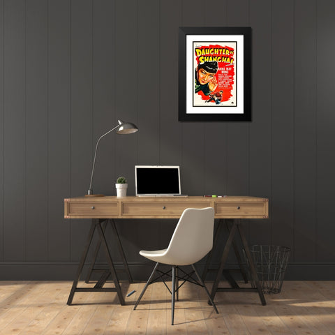 Daughter of Shanghai-1937 Black Modern Wood Framed Art Print with Double Matting by Vintage Hollywood Archive