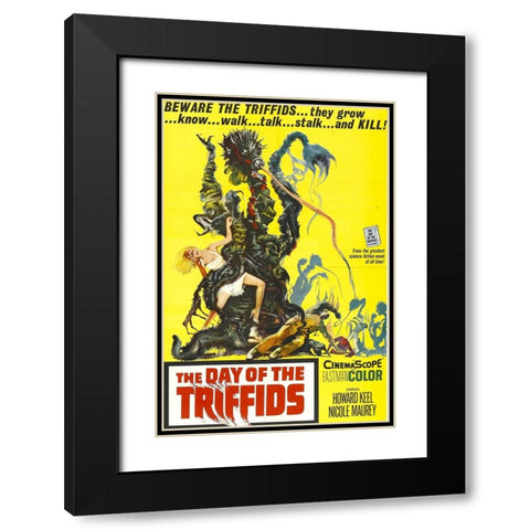Day of the Triffids-1962 Black Modern Wood Framed Art Print with Double Matting by Vintage Hollywood Archive
