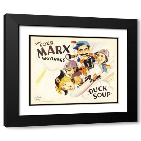 Duck Soup-1933 Black Modern Wood Framed Art Print with Double Matting by Vintage Hollywood Archive
