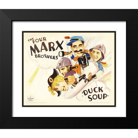 Duck Soup-1933 Black Modern Wood Framed Art Print with Double Matting by Vintage Hollywood Archive