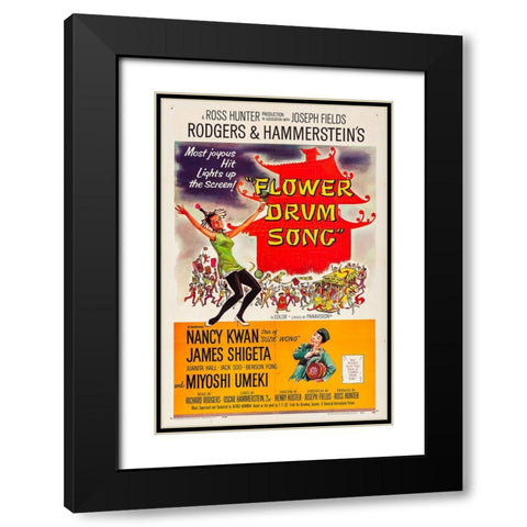Flower Drum Song-1962 Black Modern Wood Framed Art Print with Double Matting by Vintage Hollywood Archive