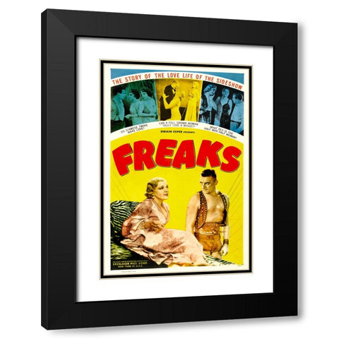 Freaks-1932 Black Modern Wood Framed Art Print with Double Matting by Vintage Hollywood Archive