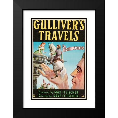Gullivers Travels-1939 Black Modern Wood Framed Art Print with Double Matting by Vintage Hollywood Archive
