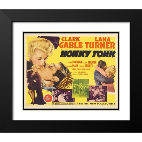 Honky Tonk-1941 Black Modern Wood Framed Art Print with Double Matting by Vintage Hollywood Archive