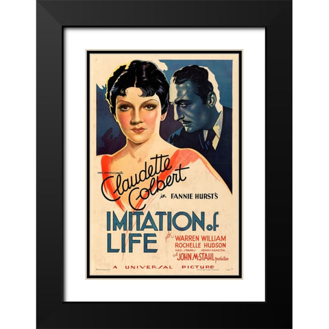 Imitation of Life-1934 Black Modern Wood Framed Art Print with Double Matting by Vintage Hollywood Archive