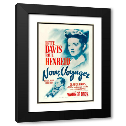 Now Voyager-1942 Black Modern Wood Framed Art Print with Double Matting by Vintage Hollywood Archive