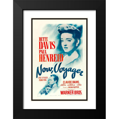 Now Voyager-1942 Black Modern Wood Framed Art Print with Double Matting by Vintage Hollywood Archive