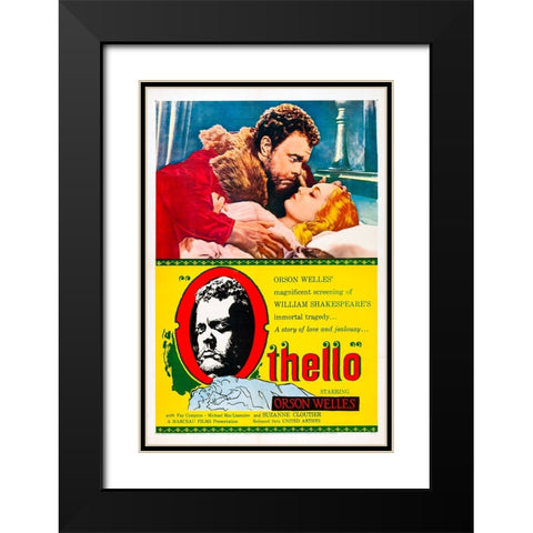 Othello-1955 Black Modern Wood Framed Art Print with Double Matting by Vintage Hollywood Archive
