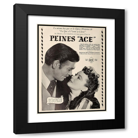 Peines Ace-1941 Black Modern Wood Framed Art Print with Double Matting by Vintage Hollywood Archive