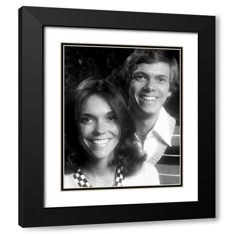 Carpenters-1974 Black Modern Wood Framed Art Print with Double Matting by Vintage Music Archive