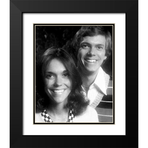 Carpenters-1974 Black Modern Wood Framed Art Print with Double Matting by Vintage Music Archive