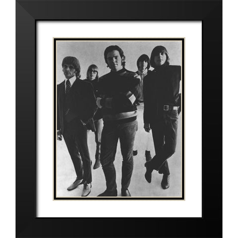 Chocolate Watch Band-1966 Black Modern Wood Framed Art Print with Double Matting by Vintage Music Archive