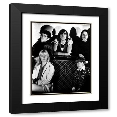 Velvet Undergroud And Nico Black Modern Wood Framed Art Print with Double Matting by Vintage Music Archive