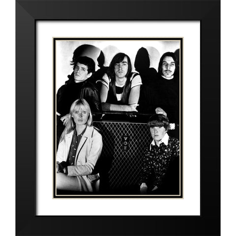 Velvet Undergroud And Nico Black Modern Wood Framed Art Print with Double Matting by Vintage Music Archive