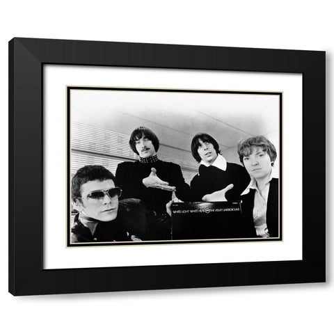 Velvet Underground Black Modern Wood Framed Art Print with Double Matting by Vintage Music Archive