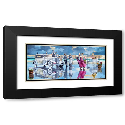 Dance Me to the End of Love Black Modern Wood Framed Art Print with Double Matting by West, Ronald