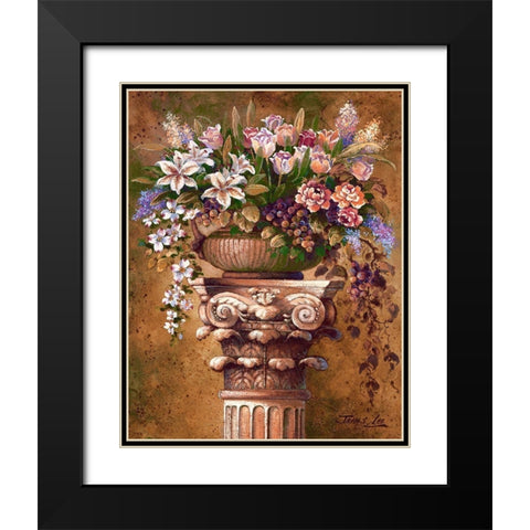 Victorian Romance I Black Modern Wood Framed Art Print with Double Matting by Lee, James