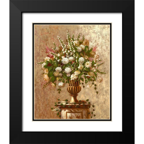 Summer Rhapsody Black Modern Wood Framed Art Print with Double Matting by Welby