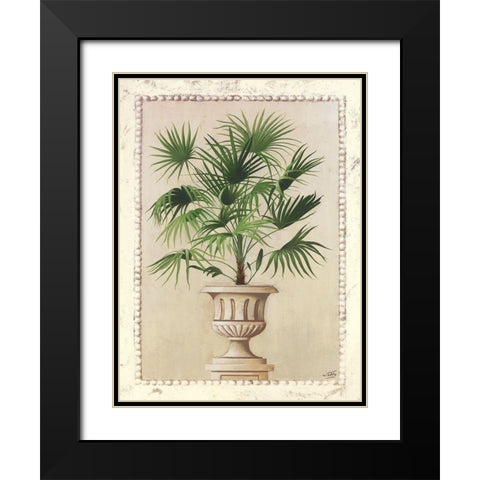 Tropical Persuasion II Black Modern Wood Framed Art Print with Double Matting by Welby