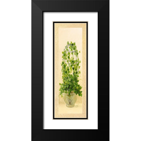 Topiary Traversee I Black Modern Wood Framed Art Print with Double Matting by Welby