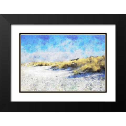 Coastal Series #20 Black Modern Wood Framed Art Print with Double Matting by Curinga, Kim