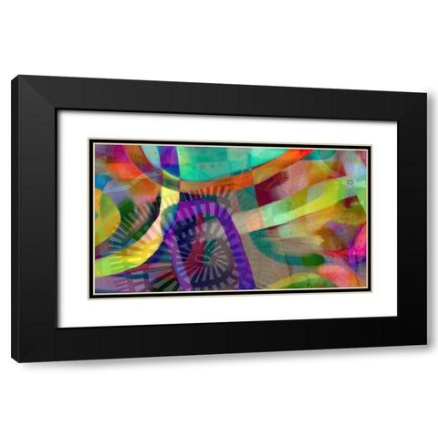 Isnt It Ironic Black Modern Wood Framed Art Print with Double Matting by Naskrent, Delores