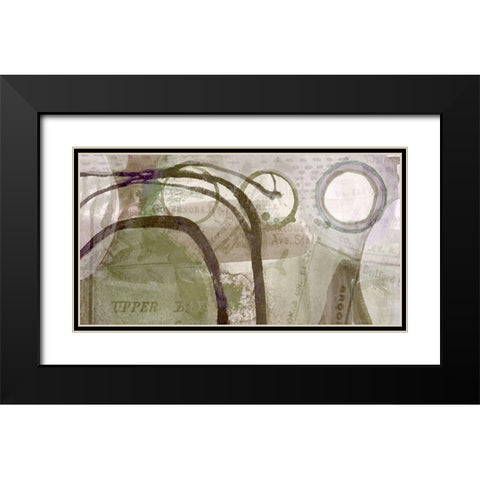 Lexington on Avenue Black Modern Wood Framed Art Print with Double Matting by Naskrent, Delores
