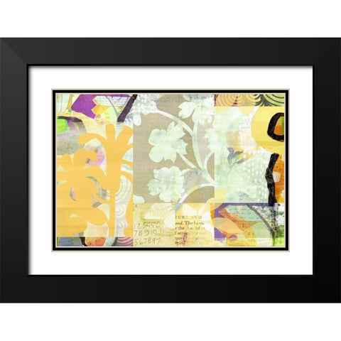 Tanglebrush Black Modern Wood Framed Art Print with Double Matting by Naskrent, Delores