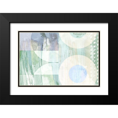 The Moment Black Modern Wood Framed Art Print with Double Matting by Naskrent, Delores