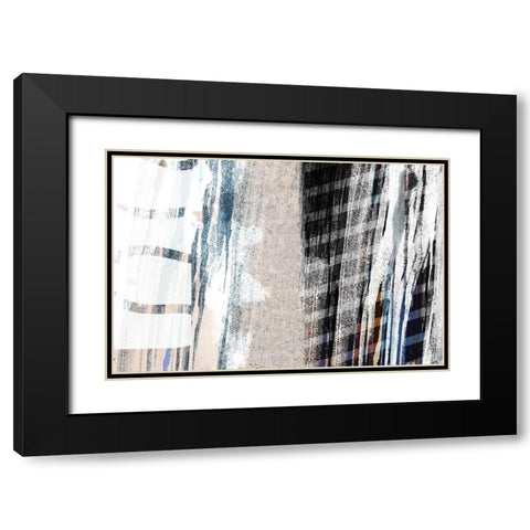 Somber Occasion Black Modern Wood Framed Art Print with Double Matting by Naskrent, Delores