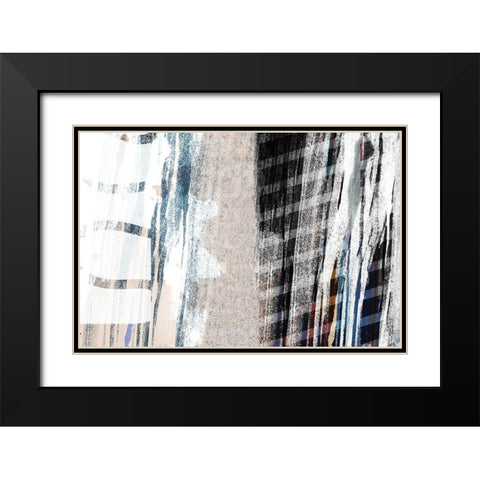 Somber Occasion Black Modern Wood Framed Art Print with Double Matting by Naskrent, Delores