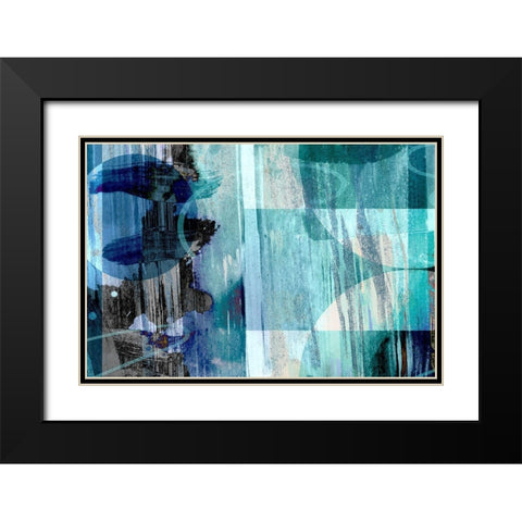 Exigent Black Modern Wood Framed Art Print with Double Matting by Naskrent, Delores