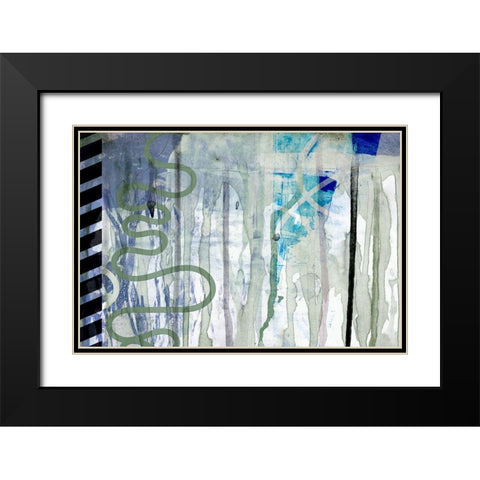 Nothing Flat Black Modern Wood Framed Art Print with Double Matting by Naskrent, Delores