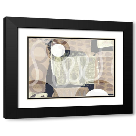 True Olio Black Modern Wood Framed Art Print with Double Matting by Naskrent, Delores