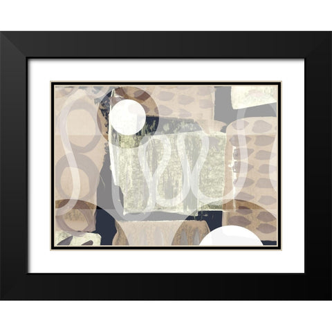 True Olio Black Modern Wood Framed Art Print with Double Matting by Naskrent, Delores