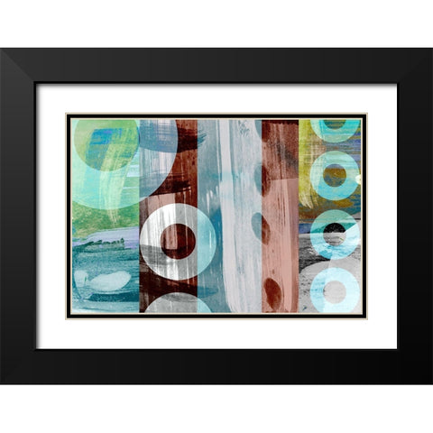 Second Occasion Black Modern Wood Framed Art Print with Double Matting by Naskrent, Delores