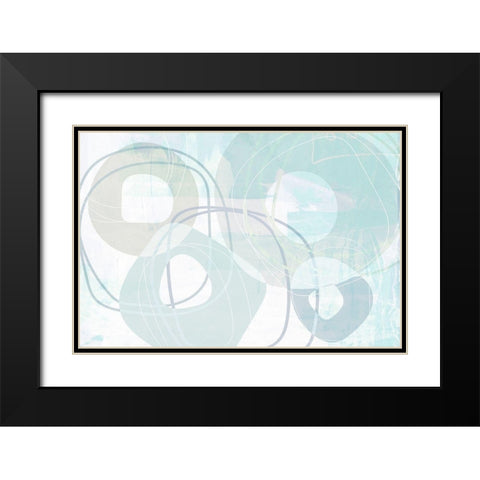 Corona Black Modern Wood Framed Art Print with Double Matting by Naskrent, Delores