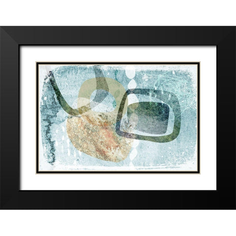 Interpretive Dance Black Modern Wood Framed Art Print with Double Matting by Naskrent, Delores