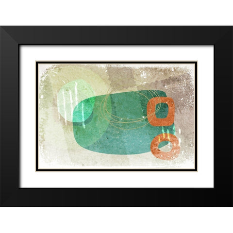 Narrative Black Modern Wood Framed Art Print with Double Matting by Naskrent, Delores