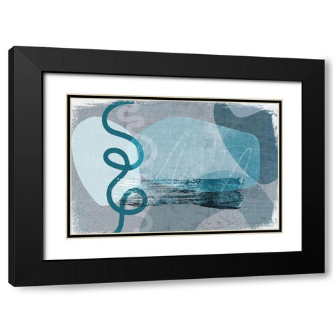 Equivalent Black Modern Wood Framed Art Print with Double Matting by Naskrent, Delores
