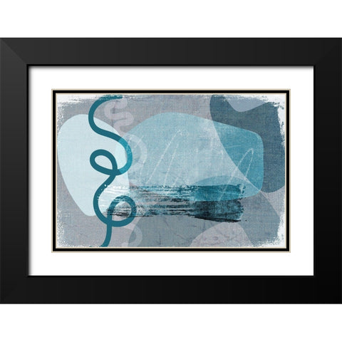 Equivalent Black Modern Wood Framed Art Print with Double Matting by Naskrent, Delores