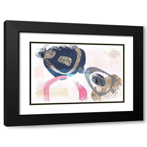 Trinket Black Modern Wood Framed Art Print with Double Matting by Naskrent, Delores