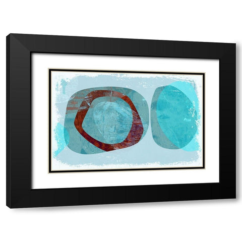 Gull Haven Black Modern Wood Framed Art Print with Double Matting by Naskrent, Delores