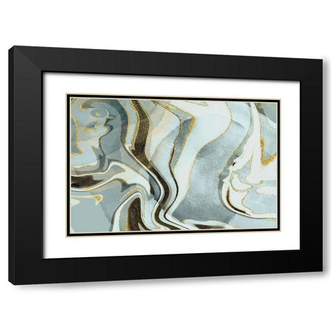 Falcon Ridge Black Modern Wood Framed Art Print with Double Matting by Naskrent, Delores