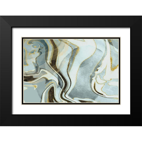 Falcon Ridge Black Modern Wood Framed Art Print with Double Matting by Naskrent, Delores
