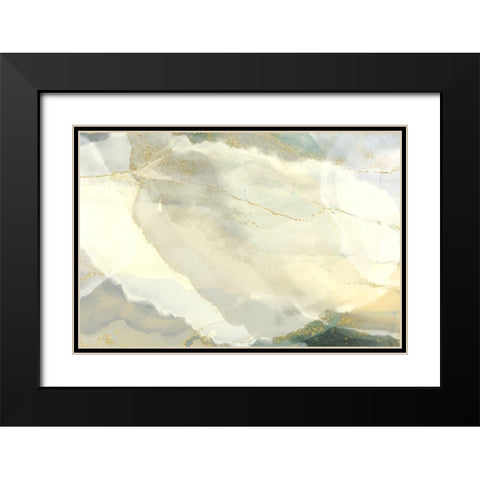 Fawn Aura Black Modern Wood Framed Art Print with Double Matting by Naskrent, Delores
